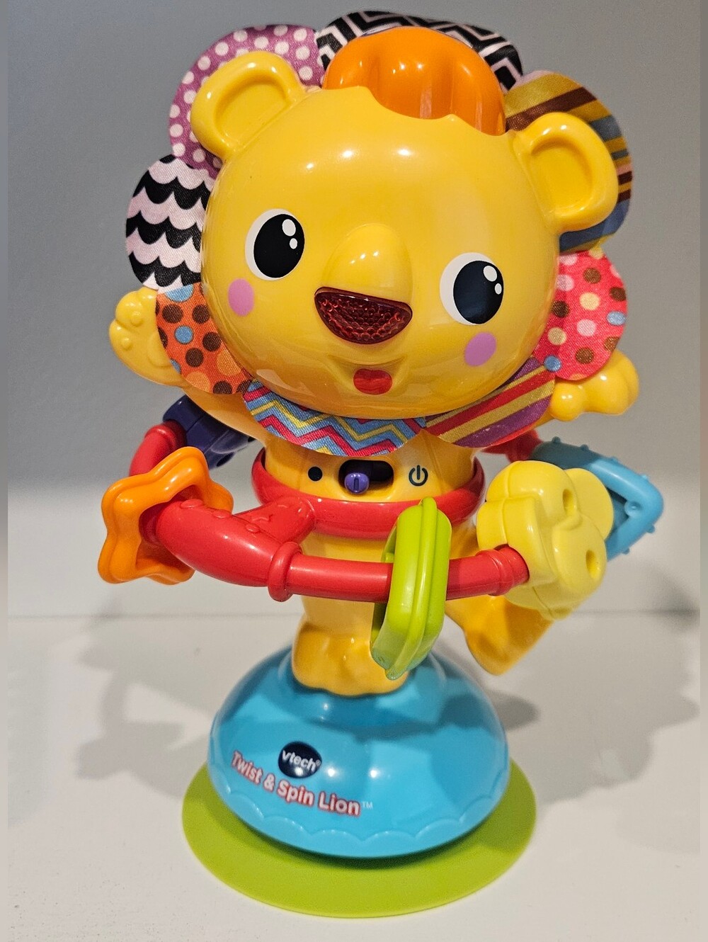 Twist & Spin Lion - Yellow Interactive Baby Toy